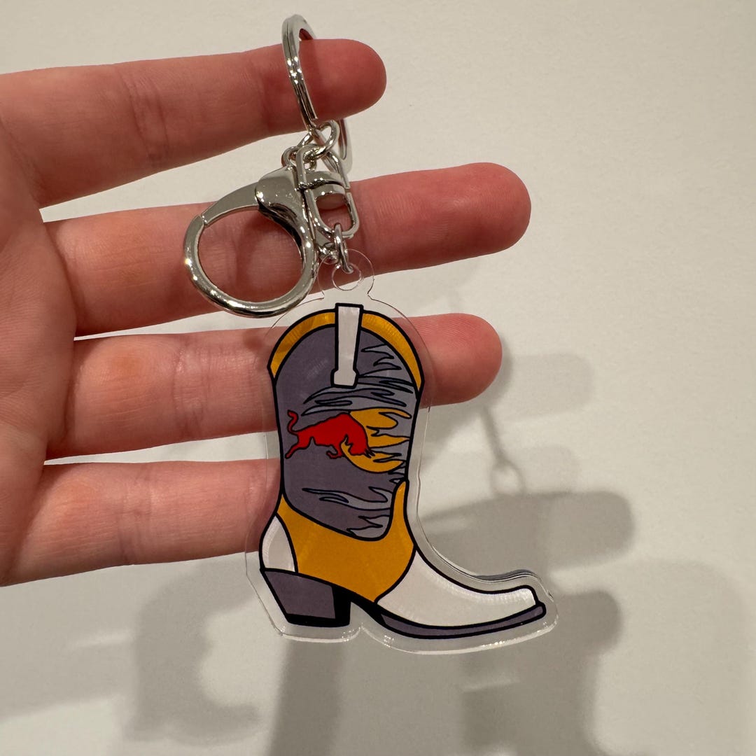 Daniel Ricciardo Helmet Cowboy Keyring - Etsy