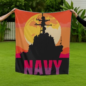 Navy Ship Blanket Pattern