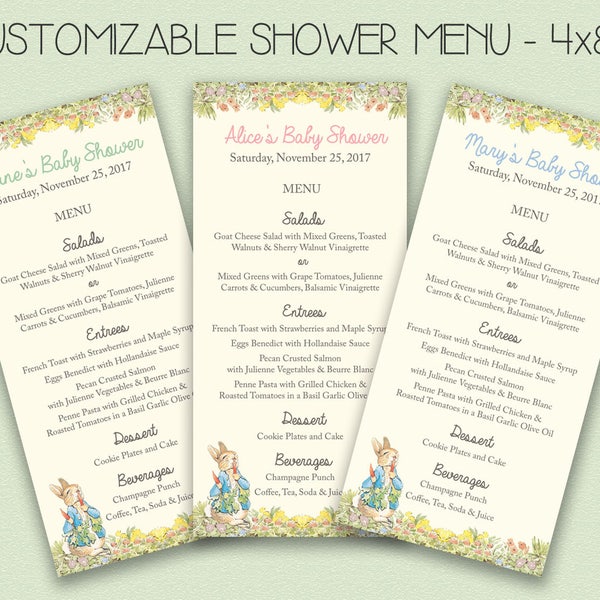 Peter Rabbit Shower - Etsy