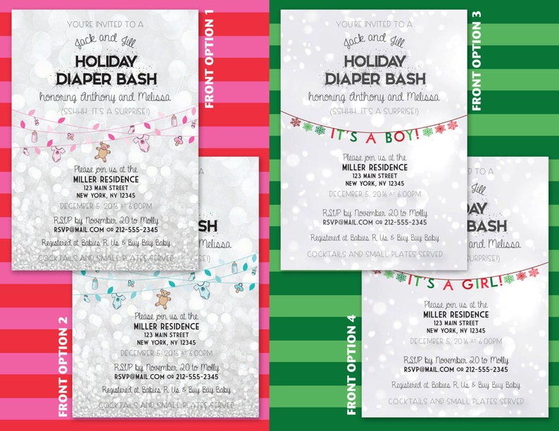 jack and jill baby shower invitations