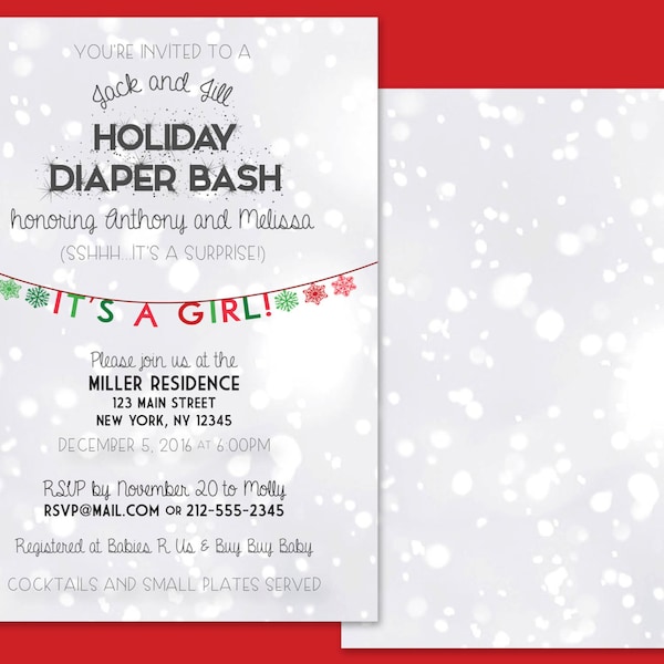 Jack and Jill Baby Shower Invitations Etsy