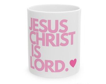 Jesus coffee mug for Christian mom cup Jesus love mug design mug decor trendy pink mug