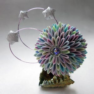 Watercolor Stars Hair Fork