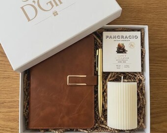 Luxury Self-Care Gift Hamper for Women | Handcrafted Canadian | Scented Candle,Journal & Chocolate