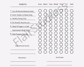 75 day challenge tracker
