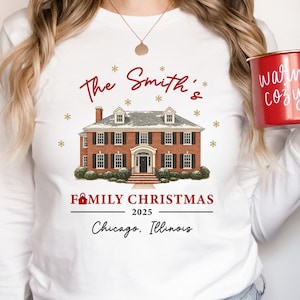 McCallister Family Matching Christmas Shirt, Custom Family Name Home Alone Movie Sweatshirt,  Christmas Group Hoodie,  Family T-shirt
