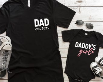 Dad And Daughter Matching, Daddy's Girl Shirt, Baby Girl, Father And Daughter Shirts,Dad And Me Tees,Father's Day Matching Shirts,Dad And Me