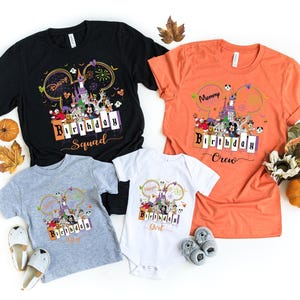 Custom Halloween Disney Birthday Girl Shirt, Mickey Minnie Halloween Shirt, Disney Halloween Party, Disneyland Birthday Family Vacation Tees