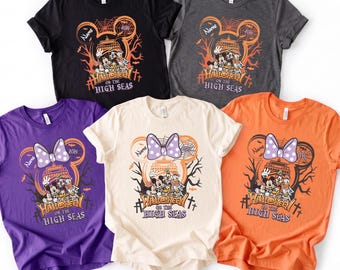 Disney Halloween Cruise Shirt, Mickey And Friends High Seas Sweatshirt
