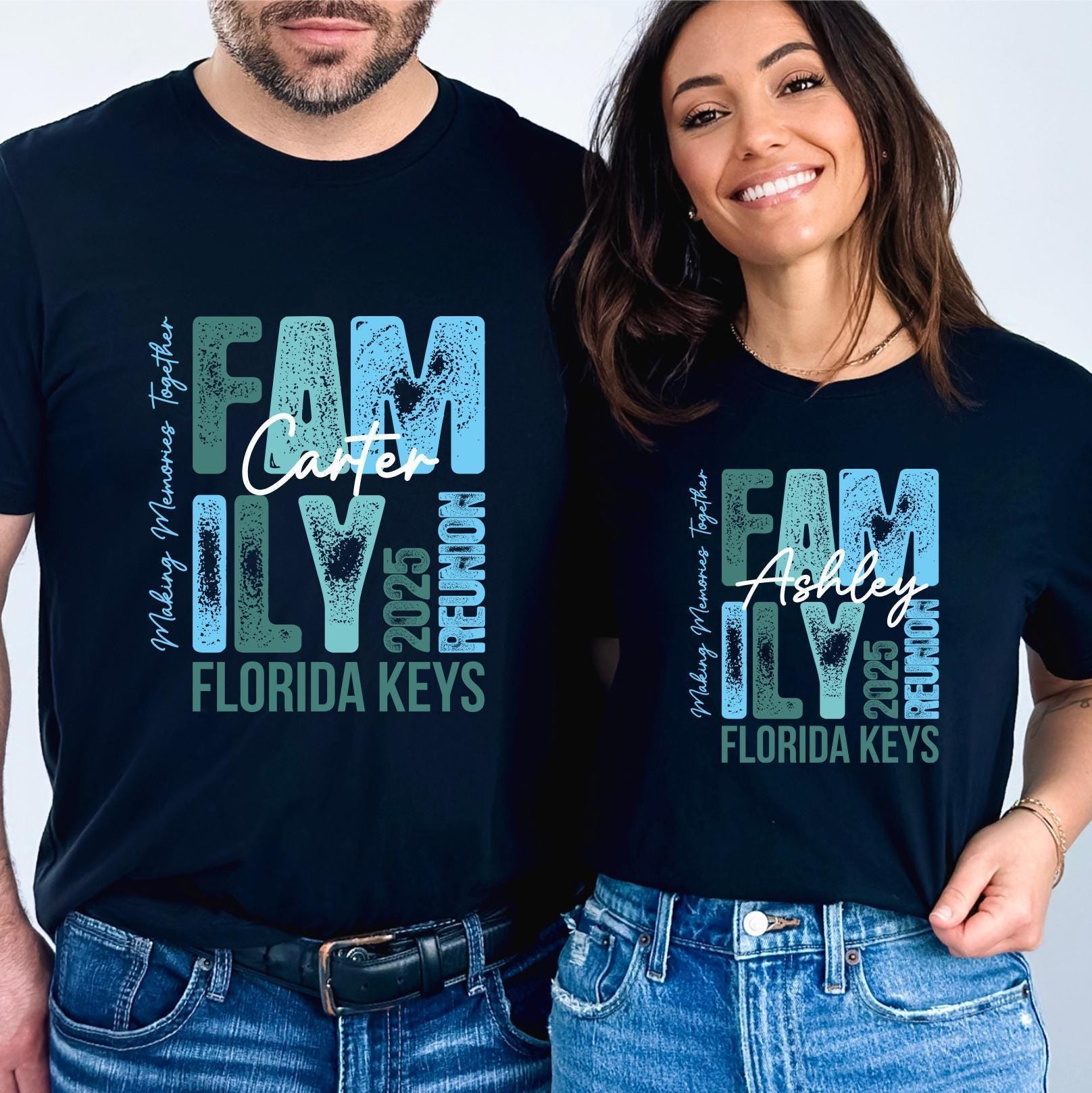 Custom Family Reunion T-shirts: Personalized Matching Group Shirts