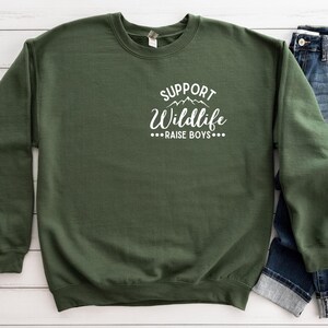 Support Wildlife Raise Boys Shirt, Funny Mom&#39;s Tee, Mom of Boys T-Shirt, Motherhood Tshirt, Boy Mama Club, Mother&#39;s Day Gift, Mom Life Shirt