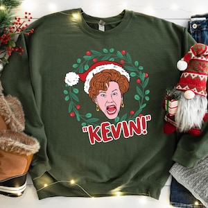 Kevin Home Alone Christmas Sweatshirt: Comedy Movie Tee