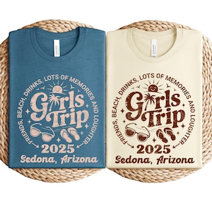 Girls Trip 2025 Shirt: Besties Travel Vacation Gifts