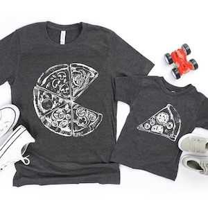 Matching Dad & Kids Pizza T-Shirts: Father's Day Outfit image 1