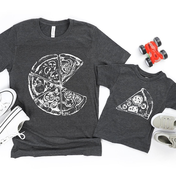 Matching Dad & Kids Pizza T-Shirts: Father's Day Outfit