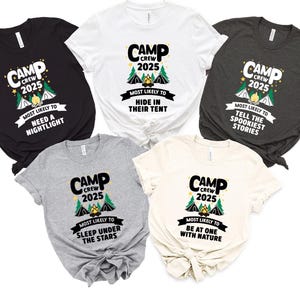 Funny Camping Trip Shirt: Personalized Camp Crew Tee
