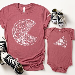 Matching Dad & Kids Pizza T-Shirts: Father's Day Outfit image 3