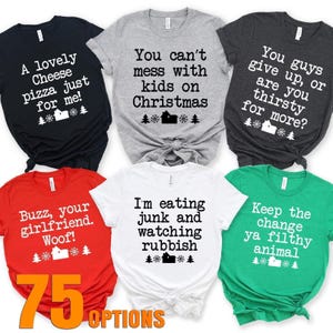 Home Alone Christmas Shirts: Matching Family Movie Tees