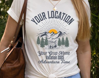 Custom Yellowstone National Park T-Shirt: Family Vacation Tee