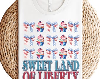Sweet Land Of Liberty Shirt, Patriotic Shirt, 4th of July Shirt, American Flag Shirt, Fourth of July Gift, USA Flag Shirt, Merica Shirt
