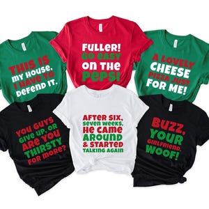 Home Alone Movie Christmas Shirts: Family Matching Group Tee