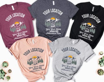 Custom Yellowstone Family Trip Shirt: Western Vacation Tee