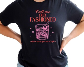 Old Fashioned Cocktail Club T-Shirt - Retro Bourbon Lover Tee
