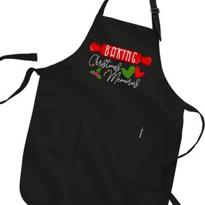 Christmas Baking Apron: Holiday Lights, Cookie Decorating Gift
