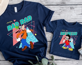 Disney Goofy And Max Shirt, Rad Dad And Rad Like Dad T-Shirt, Disney Dad And Son Shirt, Matching Father Son Tee, Disney Fathers Day Shirt