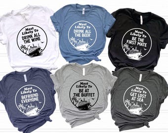 Funny Cruise Shirts: Matching Family Trip Tees