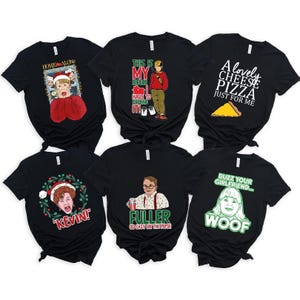 Home Alone Christmas Shirt: Movie Quote Family Tee