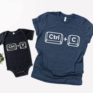 Copy Paste Father & Baby Outfit: Matching T-Shirt Set