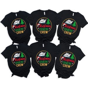 Custom Christmas Cruise 2024 Shirt: Matching Family Crew Tee