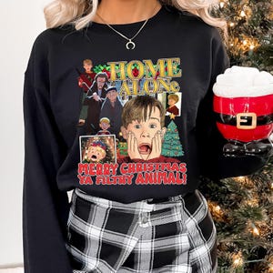 Home Alone Christmas Sweatshirt: Merry Christmas Ya Filthy Animal