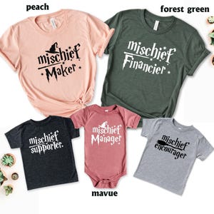Mischief Maker Shirt: Wizard Family Matching Tees