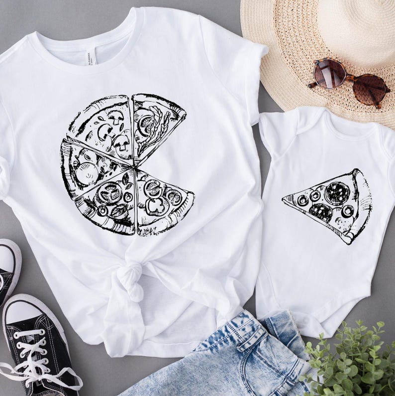 Matching Dad & Kids Pizza T-Shirts: Father's Day Outfit image 7