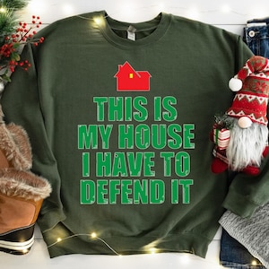 Home Alone Christmas Sweatshirt: Funny Holiday Movie Tee