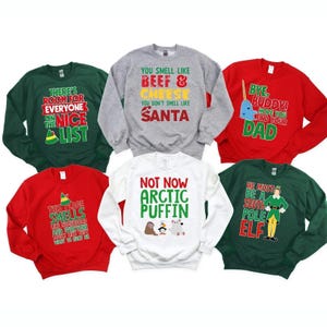 Elf Movie Quote Long Sleeve: Matching Family Christmas Tee