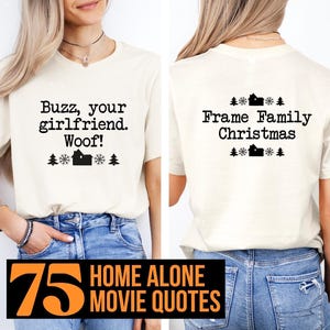Custom &#39;Home Alone &#39; Family Christmas Shirts: Matching Group Tees