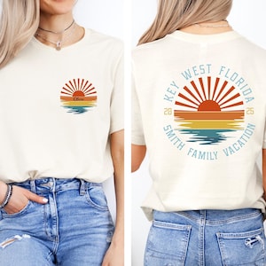 Personalized Family Beach Vacation Shirt, Family Name, Custom Family Matching Shirts, Customized Family Trip T Shirt, Family Beach Trip