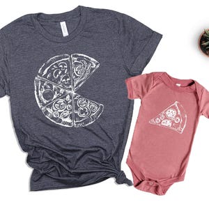 Matching Dad & Kids Pizza T-Shirts: Father's Day Outfit image 5
