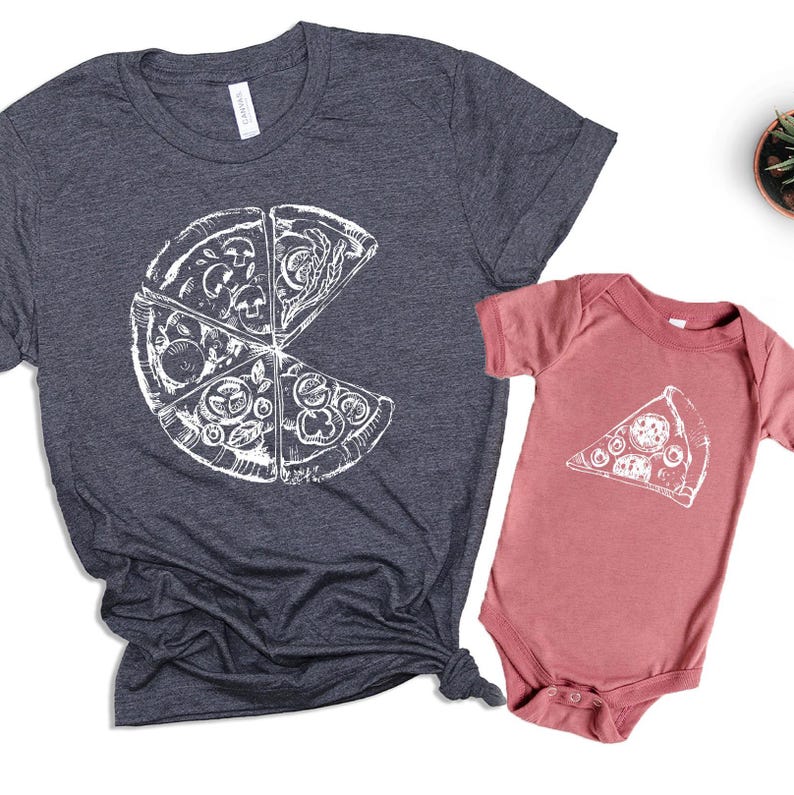 Matching Dad & Kids Pizza T-Shirts: Father's Day Outfit image 5