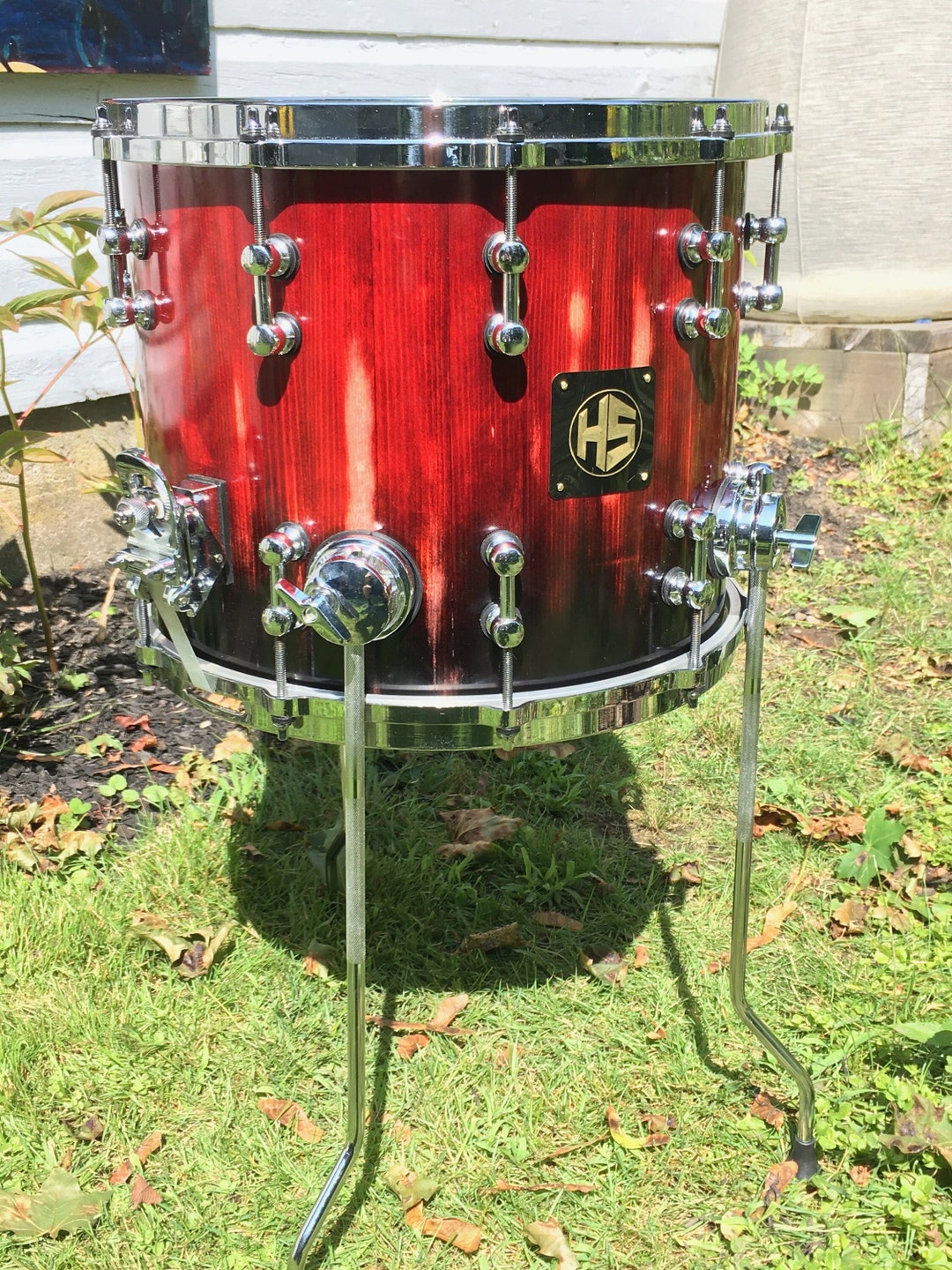 Snom Snare Drum Floor Tom 14, 10 Lug Stave Snare Drum Custom Drums Die Cast Hoops Etsy