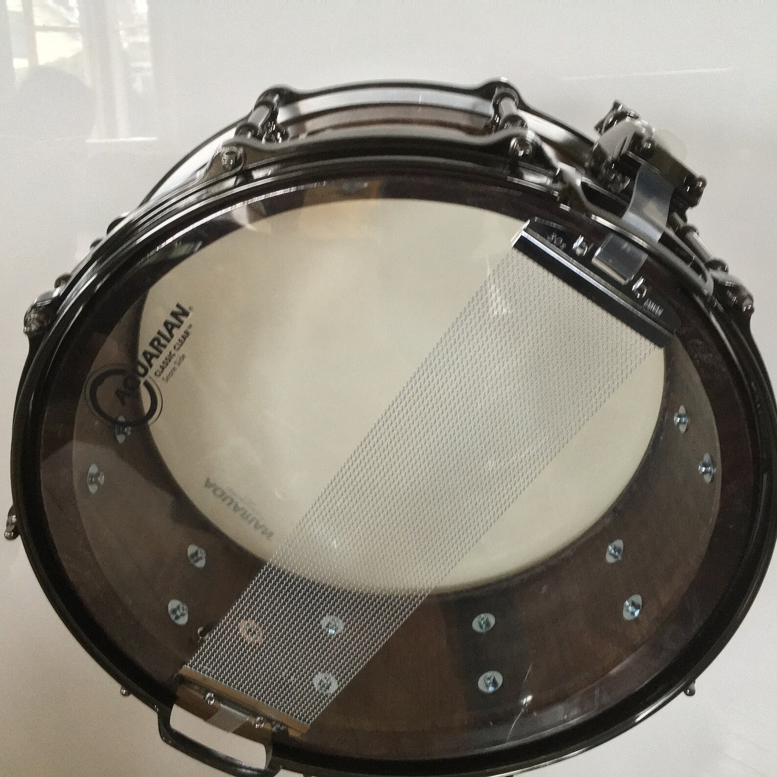 Snare Drum, Stave Snare, Walnut Snare Drum, Die Cast Hoops, Lacquer