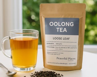 Oolong Tea – Loose Leaf Premium Oolong | Smooth, Floral & Toasty Flavor | Medium Caffeine Energy Tea