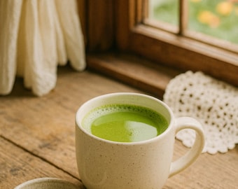 Culinary Grade Matcha Green Tea Powder: Japanese Origin, Medium Caffeine