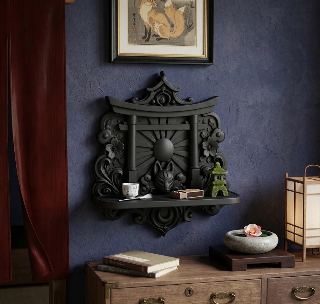 Asian Wall Shelf - Etsy