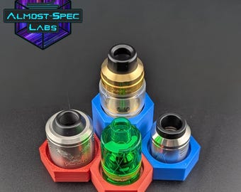 Suportes para exibição de tanques impressos em 3D para lojas de vape, conjunto de 5