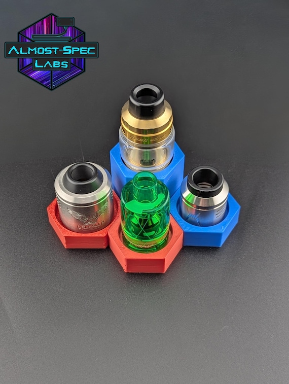 3D Printed Tank Display Stands for Vape Shops, Set of 5