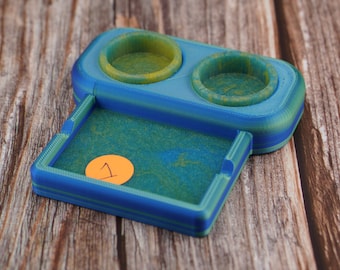 Mini Dab Station: PLA Trichromatic Filament with Silicone Inserts